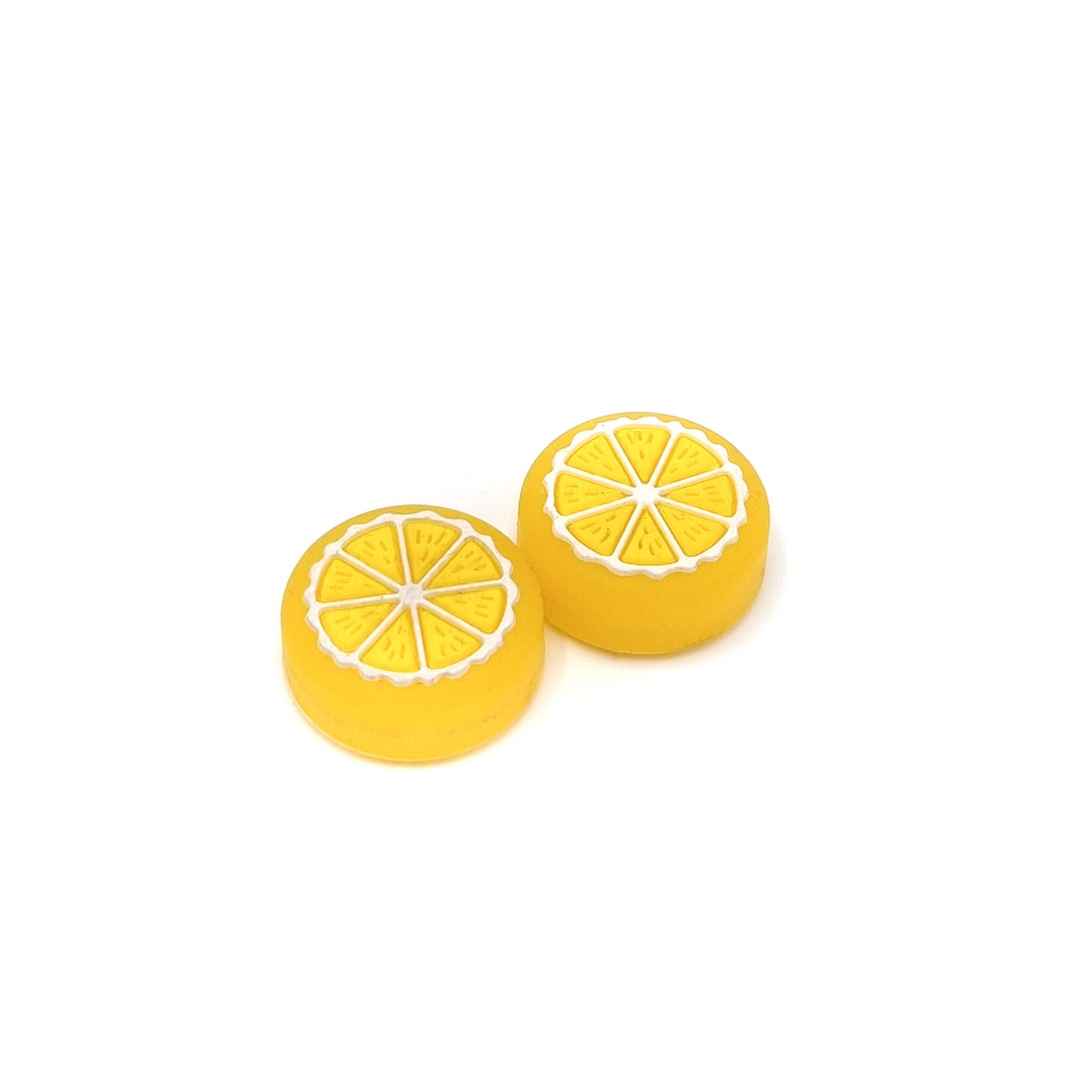 Gaming Thumbgrips | Performance Antislip Thumbsticks | Joystick Cap Thumb Grips | Fruit - Geel | Accessoires geschikt voor Nintendo Switch Joy-Con Controllers