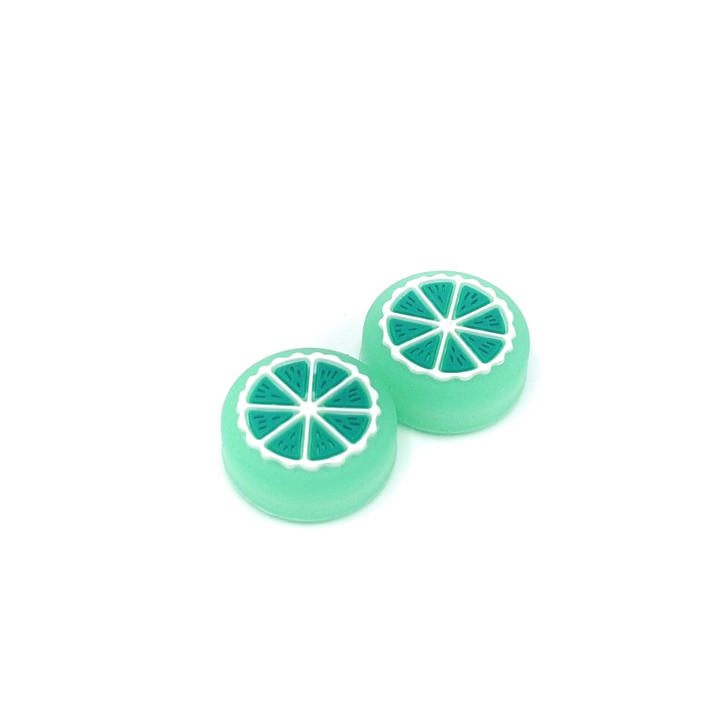 Gaming Thumbgrips | Performance Antislip Thumbsticks | Joystick Cap Thumb Grips | Fruit - Groen | Accessoires geschikt voor Nintendo Switch Joy-Con Controllers