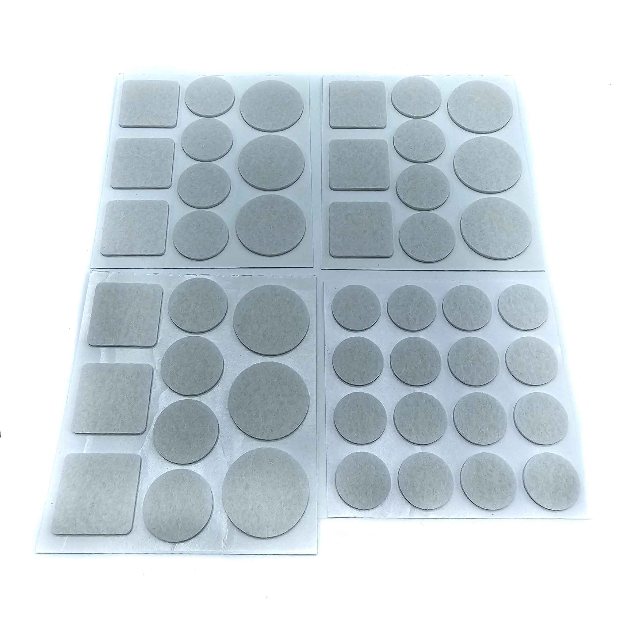 Zelfklevend Meubelvilt - Antislip & Antikras Meubelonderzetters - Vloerbeschermers - Set van 46 stuks verschillende maten