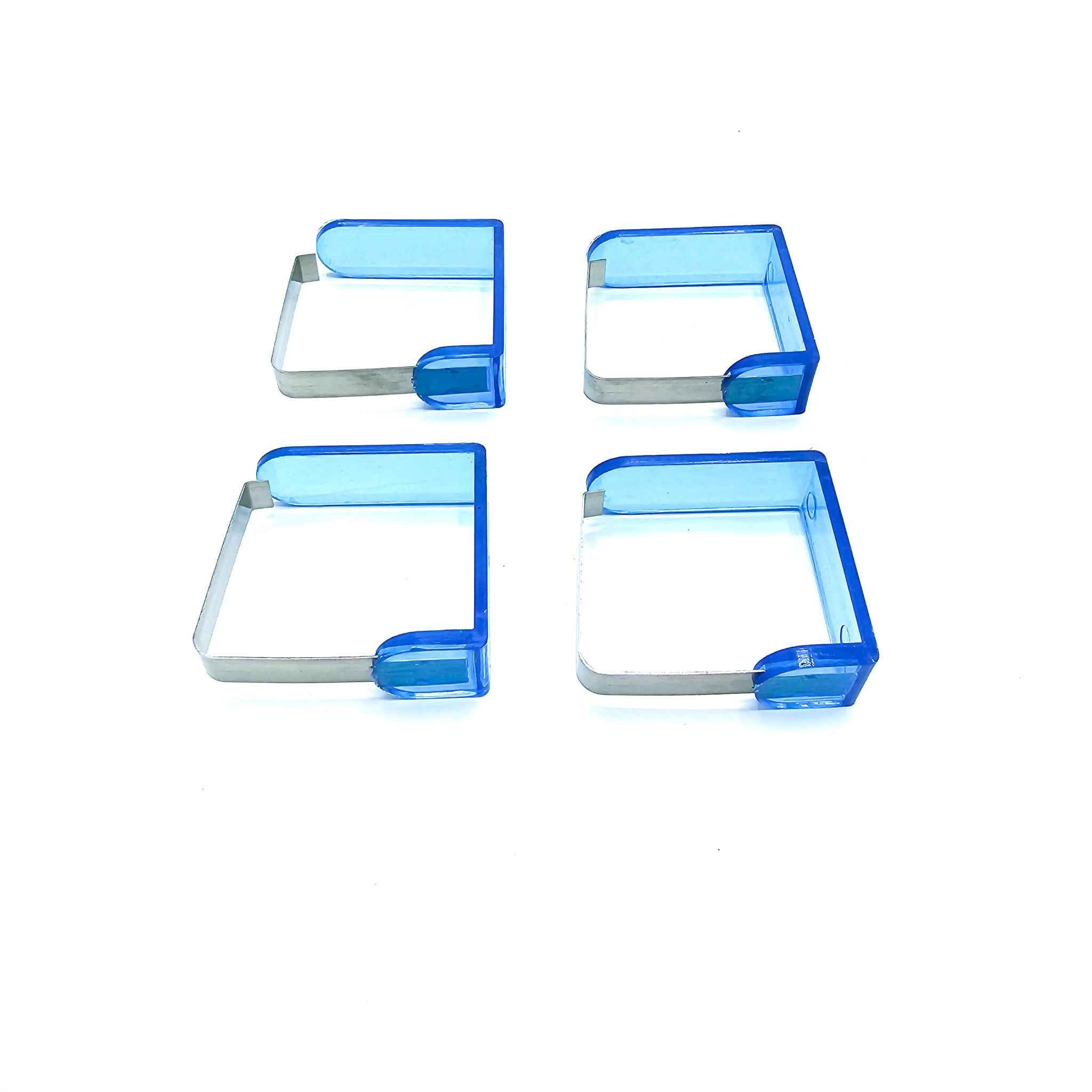 Tafelklem - Tafelkleedhouder - Klemmen - 4 stuks - Blauw