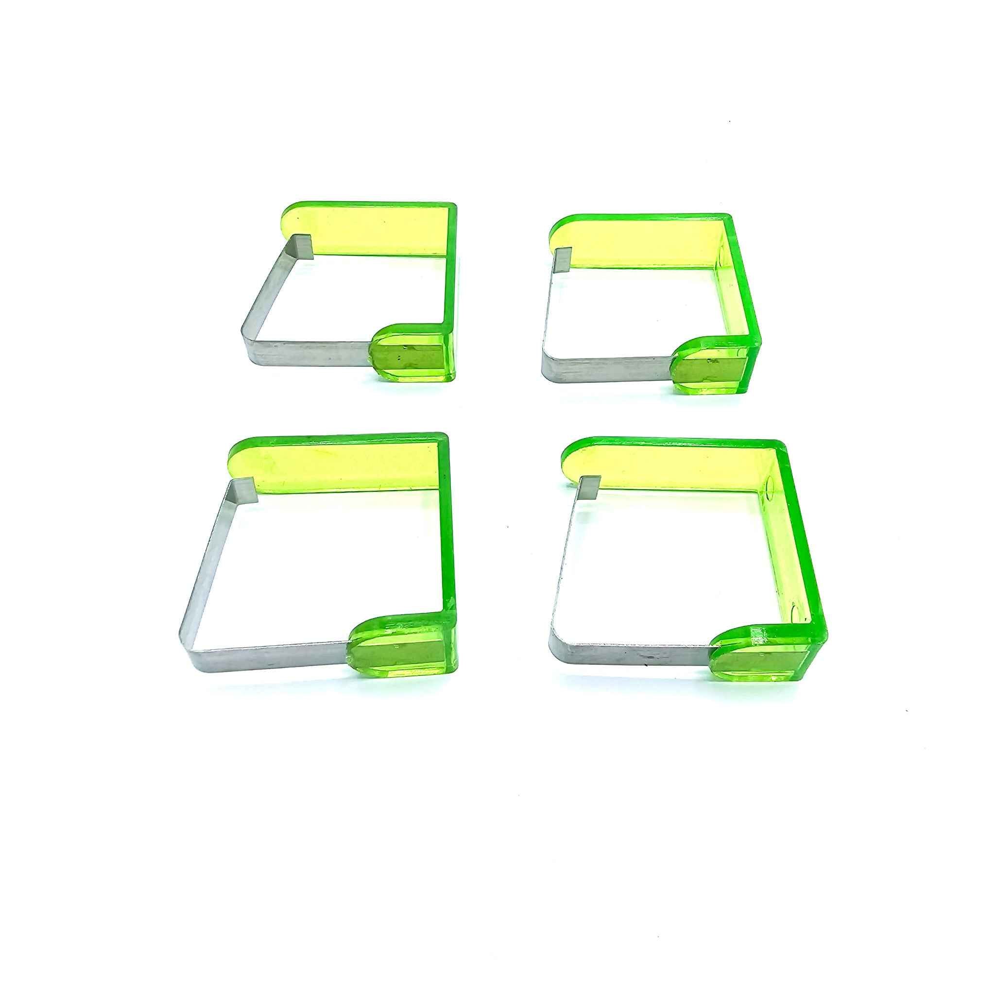 Tafelklem - Tafelkleedhouder - Klemmen - 4 stuks - Groen