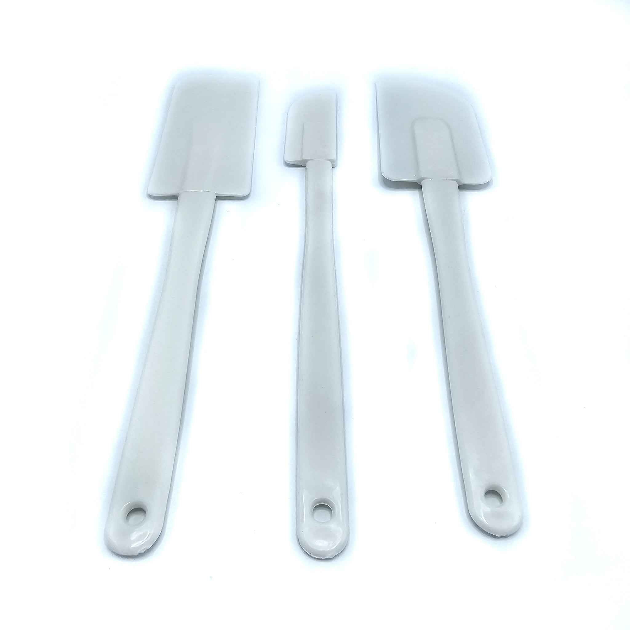 Pannenlikker set - Koken en Bakken - Spatels - Siliconen - Wit