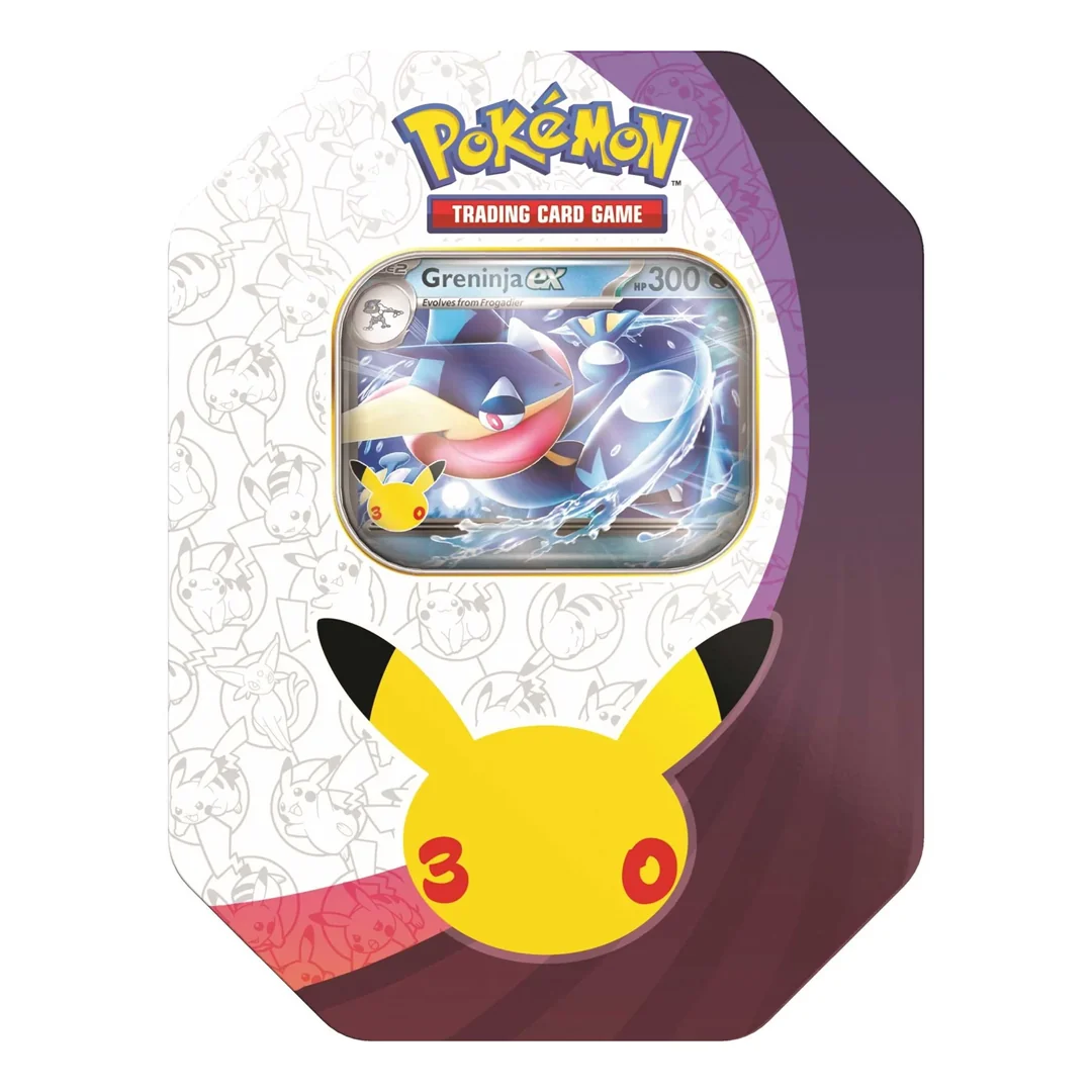 🇬🇧 30th Celebration Greninja EX Tin - Pokémon TCG