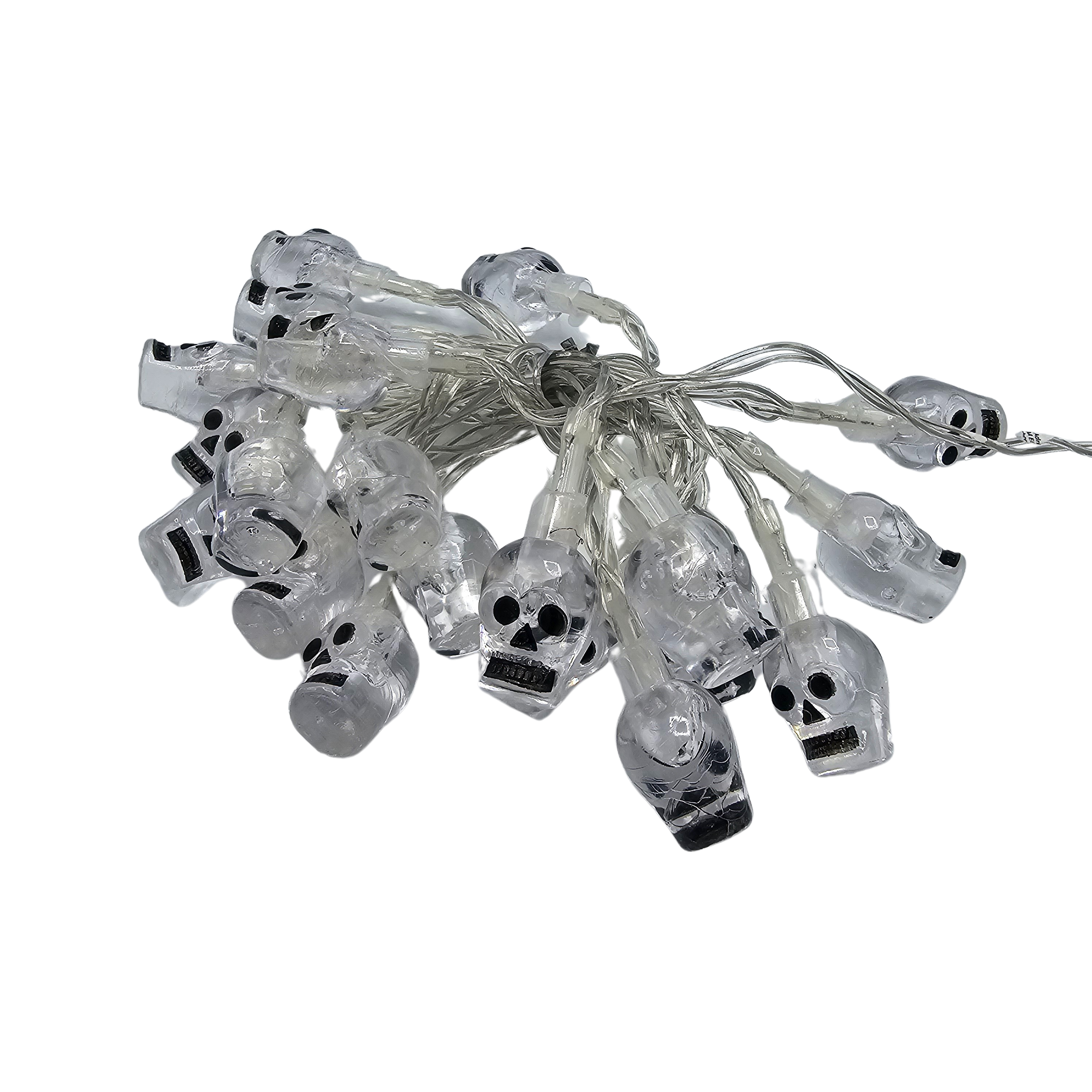 Halloween lampjes - Lampjes - Versiering - Halloween - Halloween Doodshoofd - 2m - Skelet