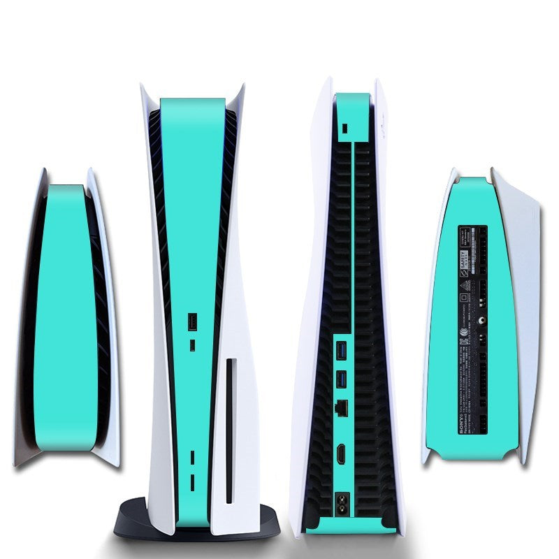 Console Sticker Strip voor PS5, PlayStation 5 - Performance Gaming Skin - Bescherming Accessoires - Lichtblauw
