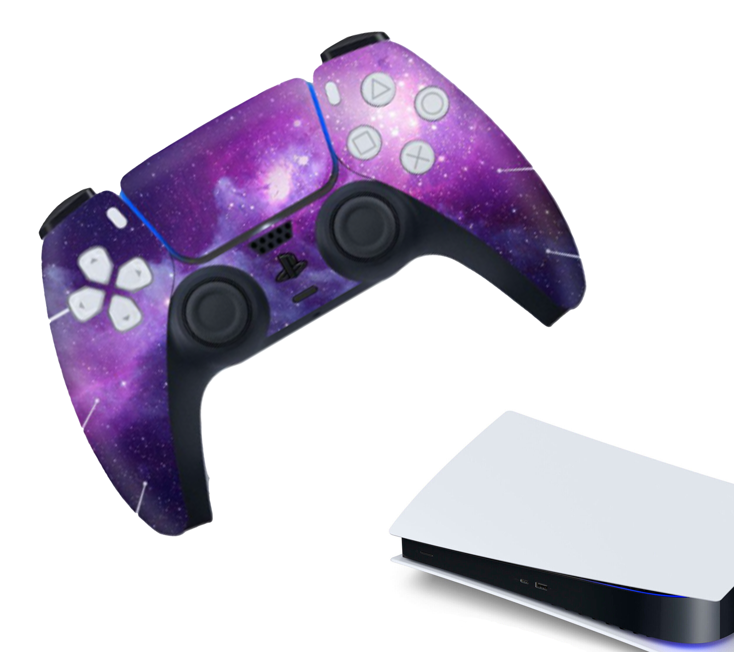 Controller Stickers voor PS5, PlayStation 5 - Performance Gaming Skin - Bescherming Accessoires - Heelal