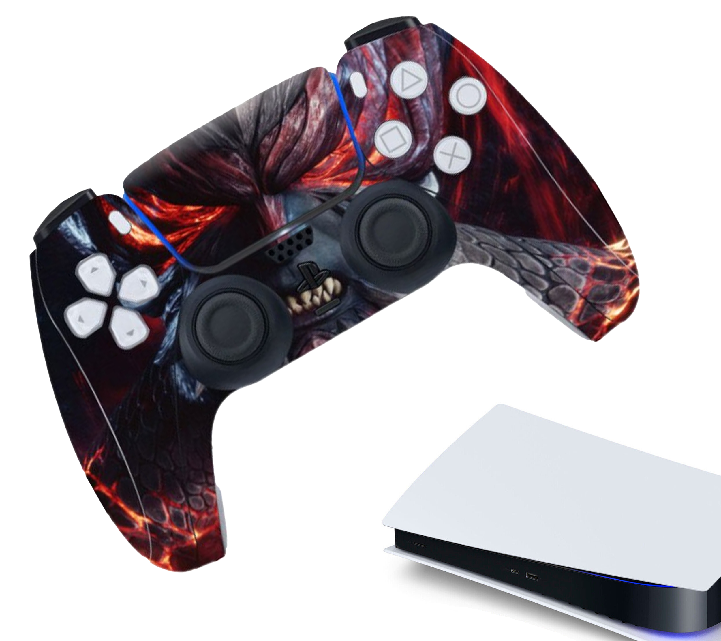 Controller Stickers voor PS5, PlayStation 5 - Performance Gaming Skin - Bescherming Accessoires - Beest
