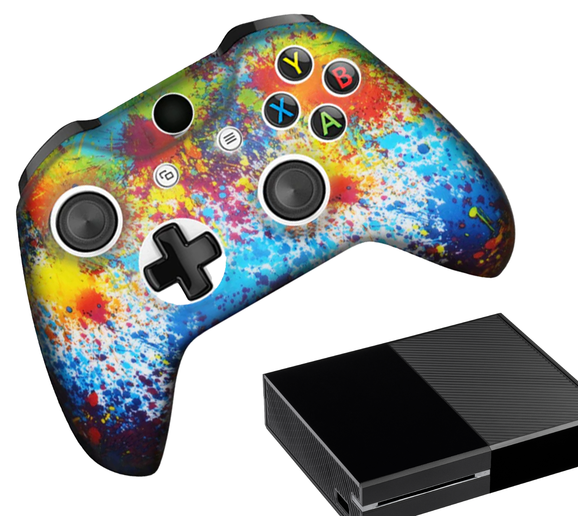 Hoesjes & Skins voor Xbox One - Performance Gaming Case - Soft Grip Covers - Anti-Slip Controller Accessoires - Color Sprinkle