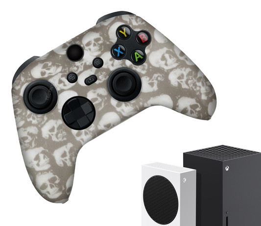 Siliconen Game Controller(s) Hoesjes | Performance Antislip Skin Beschermhoes | Softcover Grip Case | Accessoires geschikt voor Xbox Series X & S | Skelet