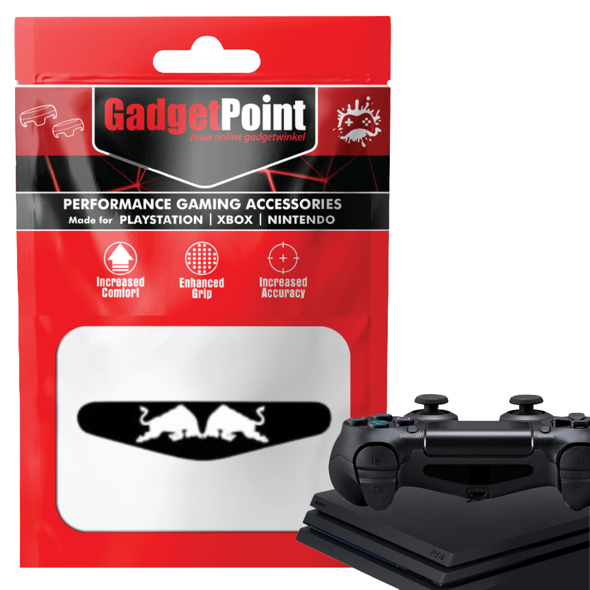 Controller Stickers voor PS4, PlayStation 4 - Performance Gaming Skin - Bescherming Accessoires - Stieren