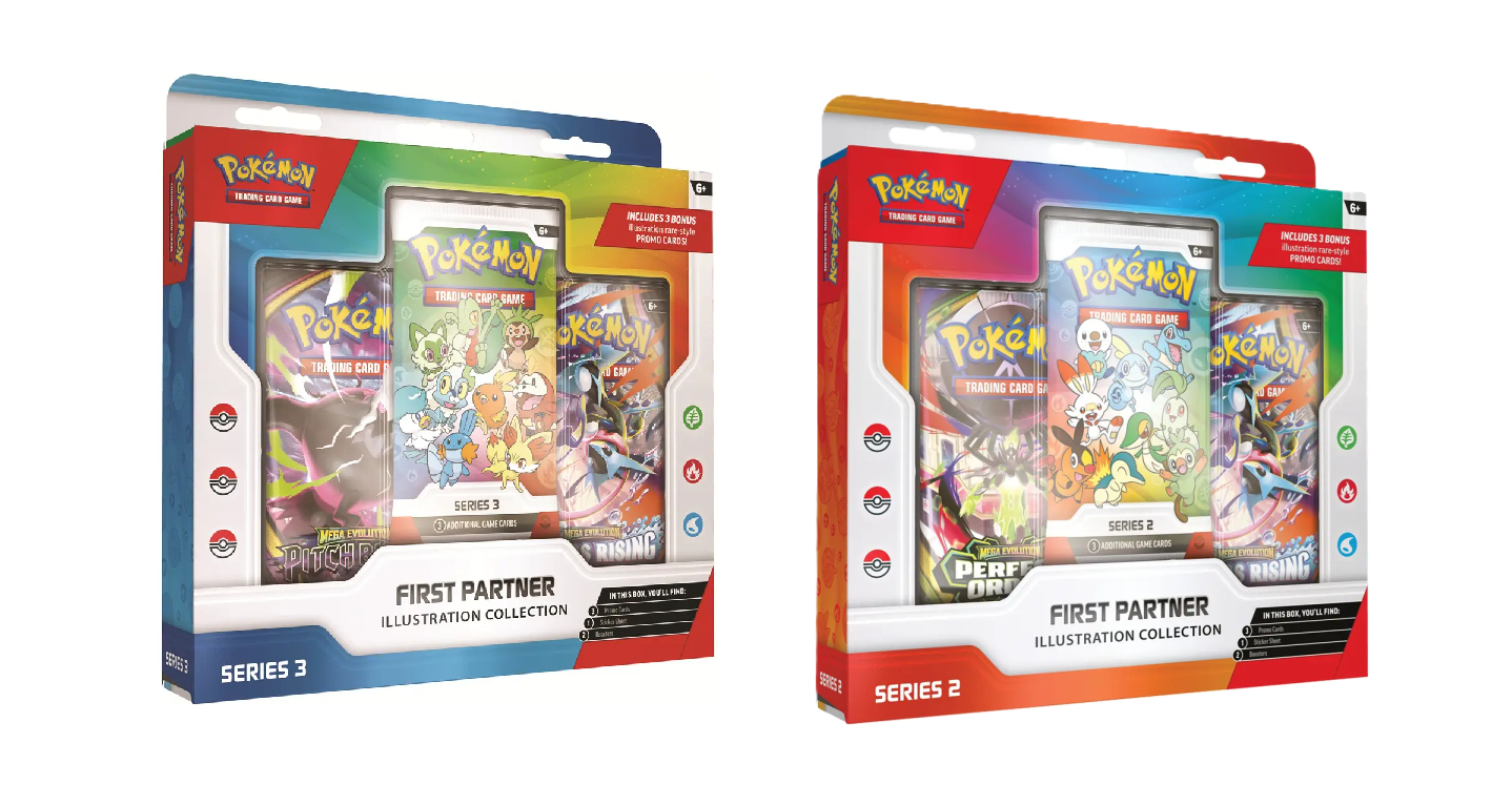 🇬🇧 *PRE ORDER / COMBI DEAL* - First Partner Illustration Collection Series 3 + Series 2 - Pokémon TCG