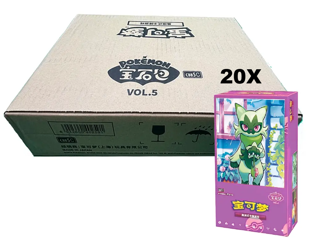 🇨🇳 Gem Pack Volume 5 Booster Box - Case van 20 - Pokémon TCG