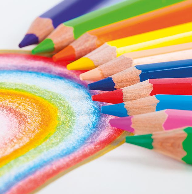 Kleurpotloden - Kleuren - Tekenen - Knutselen - 12 stuks - Multicolor