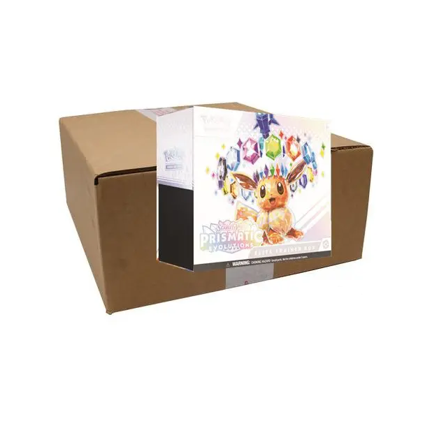 Prismatic Evolutions Elite Trainer Box (ETB) Case (10 stuks) - Pokémon TCG