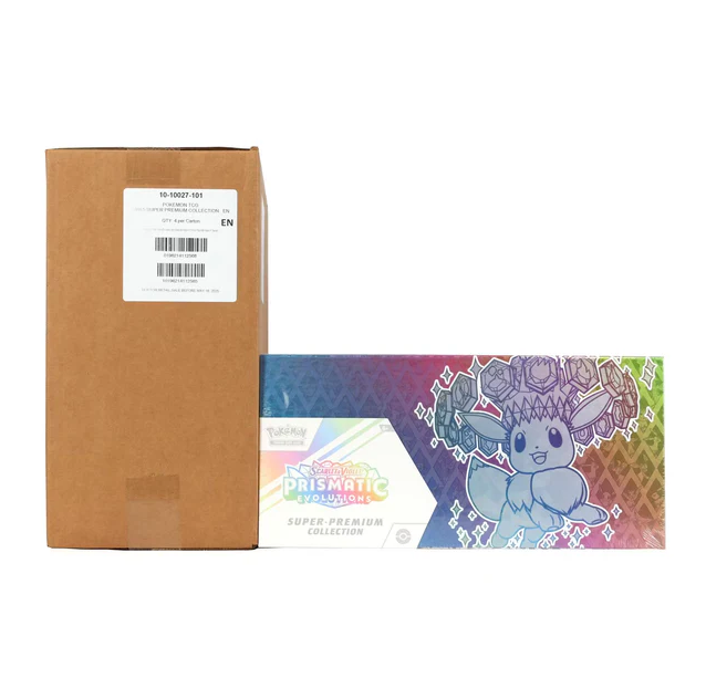 Prismatic Evolutions Super Premium Collection (SPC) Case (4 stuks) - Pokémon TCG