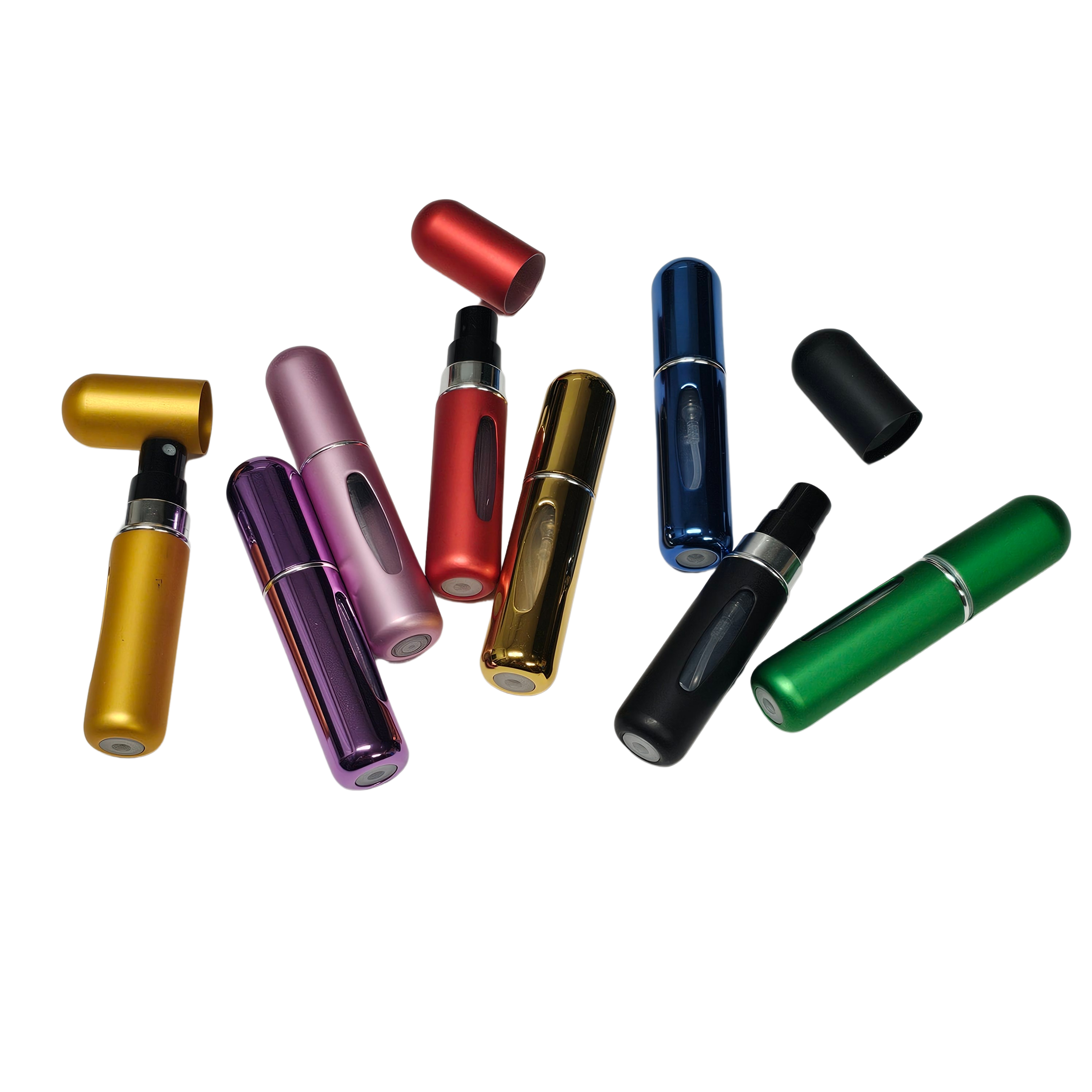 Perfume Travel Bottles - Travel Bottle - Refillable - 5 ML - Set of 3 - Multicolor