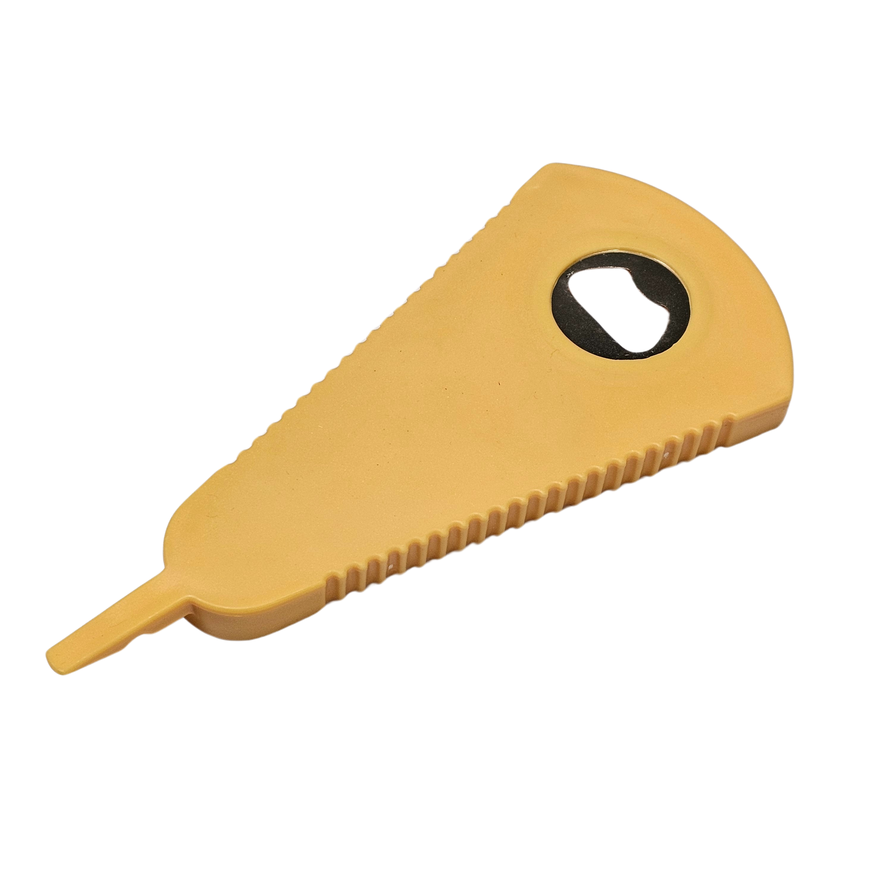 Jar Opener - Lid Opener - Bottle Opener - Beer Opener - Yellow