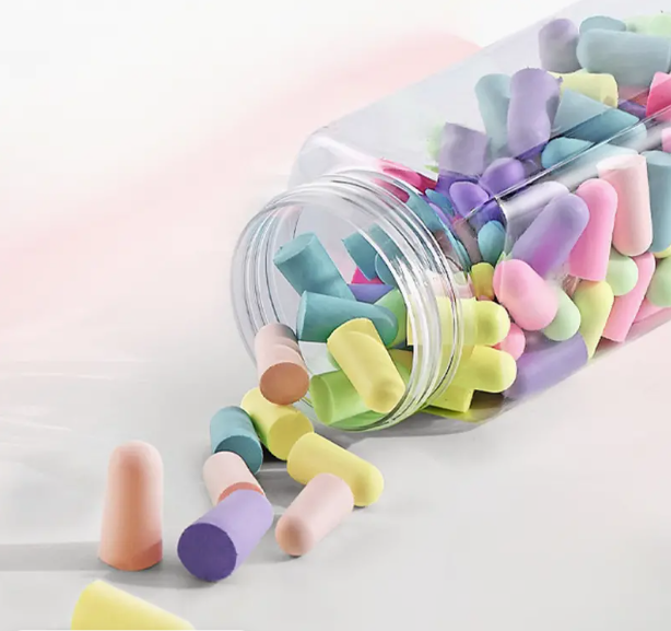 Earplugs - Soundproofing Earplugs - 10 pieces in various colors - Multicolor