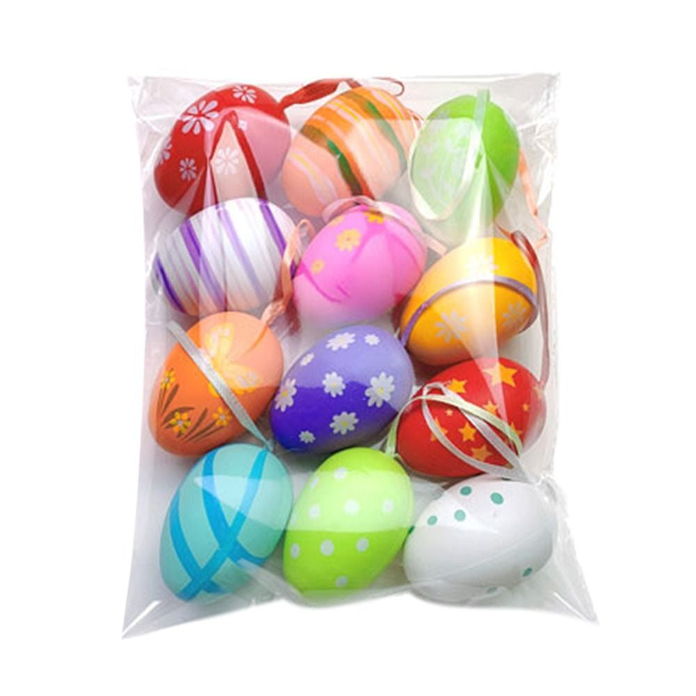 Easter - Easter - Easter Bunny - Hanging - Set of 10 pieces in different colors - Easter Eggs Colors