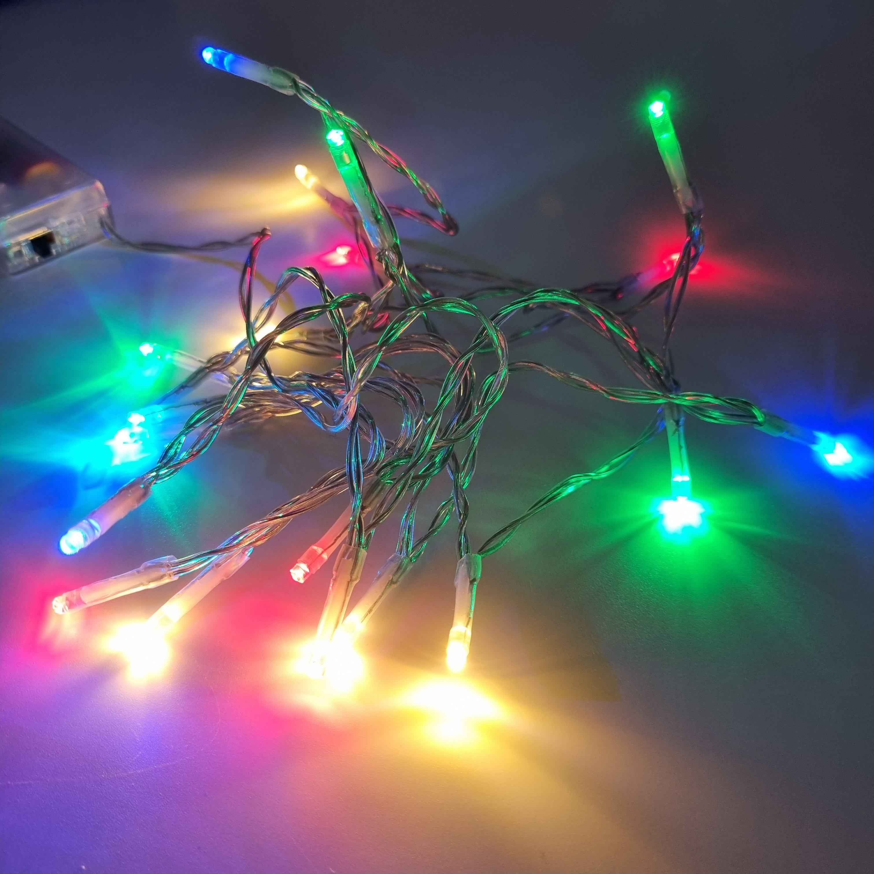Kerstboom Lampjes - Ophangen - Kerstversiering - Versieren - 1M - Multicolor Led Licht