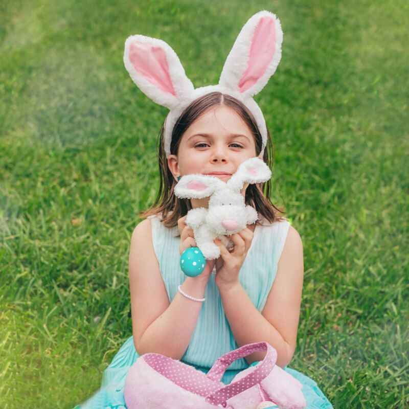 Pasen - Easter - Paashaas - Hoofdband - Diadeem - Set van 2 in Willekeurige kleuren - Bunny Ears