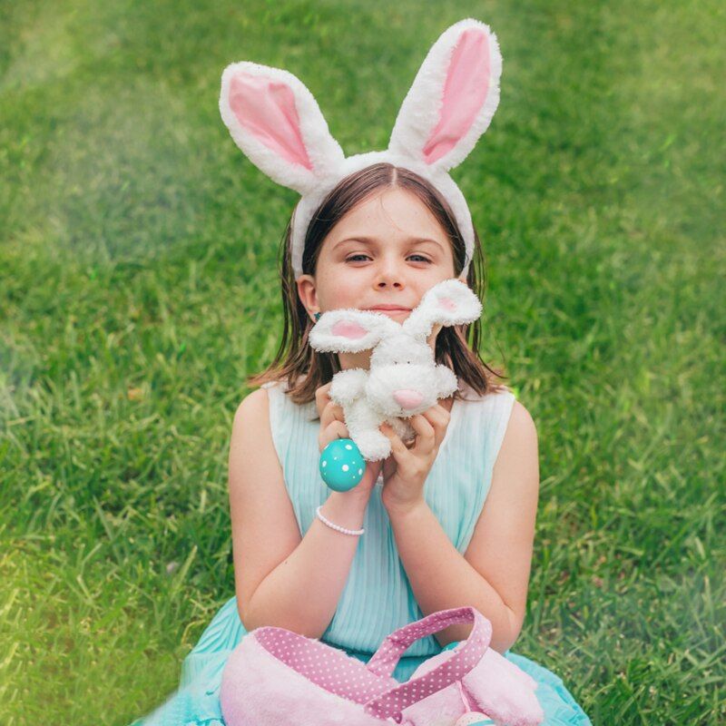 Pasen | Easter | Paashaas | Hoofdband | Diadeem | Set van 2 in Willekeurige kleuren | Bunny Ears