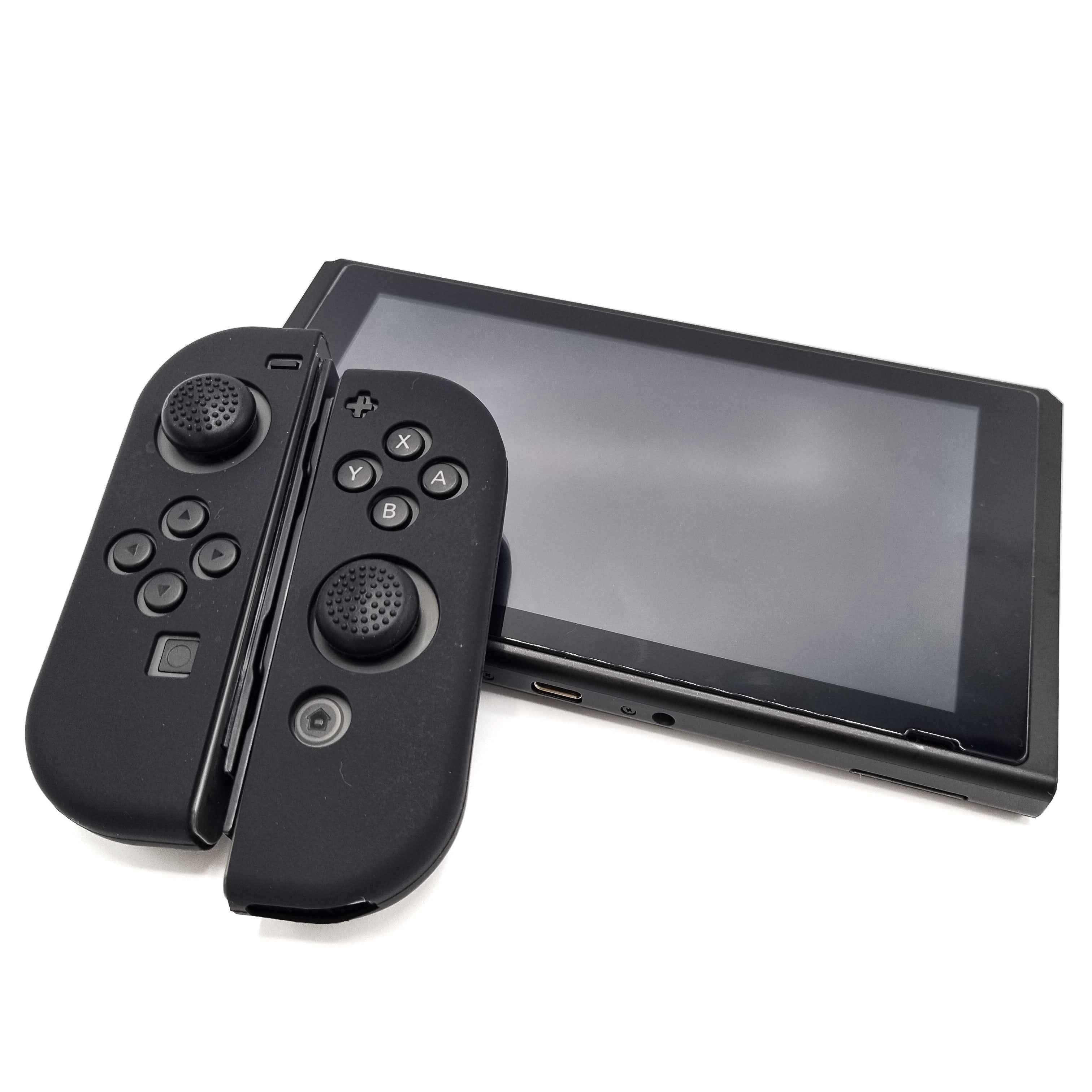 Hoesjes & Skins voor Nintendo Switch 1 - Performance Gaming Case - Soft Grip Covers - Anti-Slip Joy-Con Controller Accessoires - Zwart