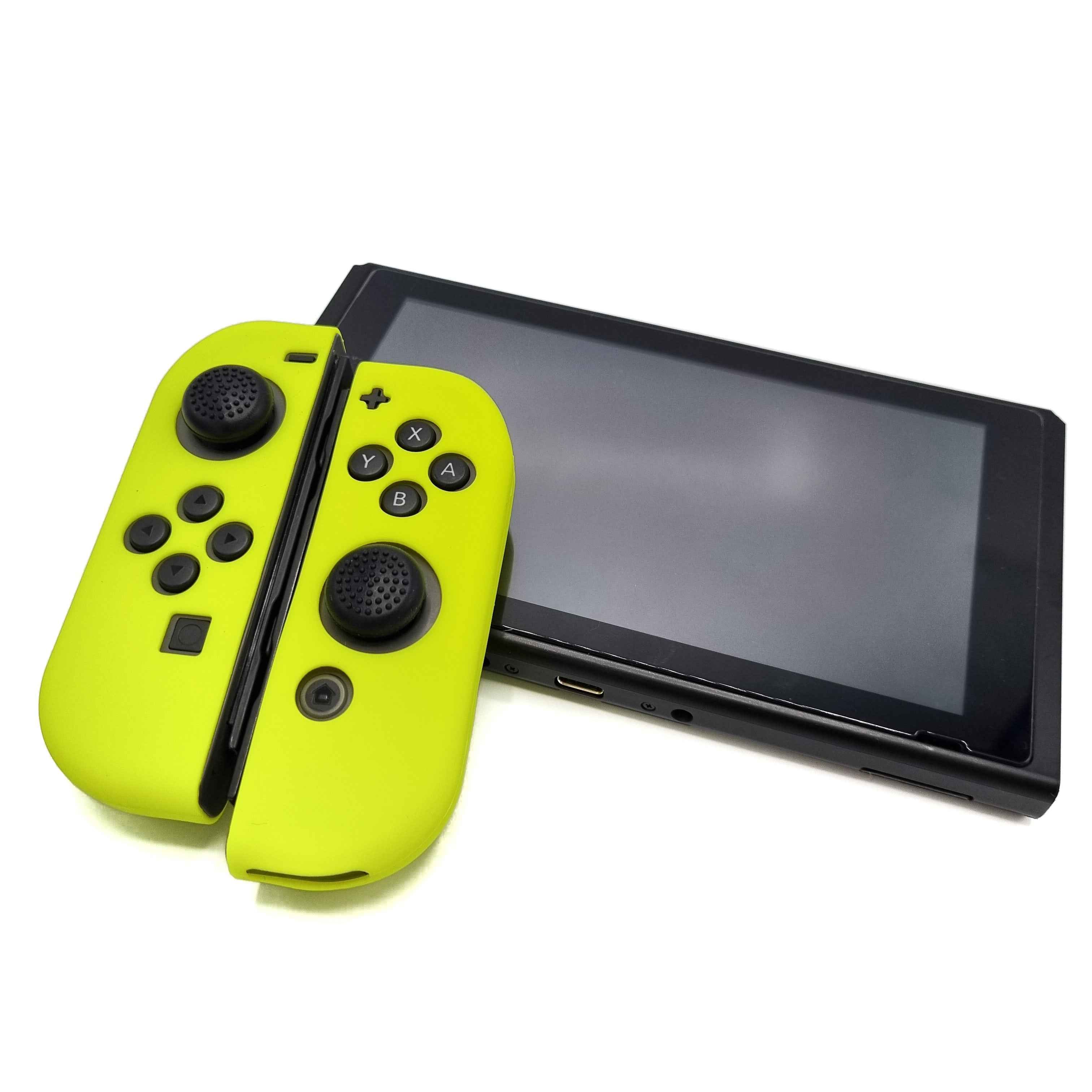 Hoesjes & Skins voor Nintendo Switch 1 - Performance Gaming Case - Soft Grip Covers - Anti-Slip Joy-Con Controller Accessoires - Geel