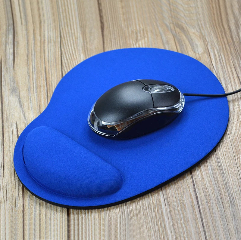 Antislip Muismat - Polssteun - Mousepad - Rond Roze