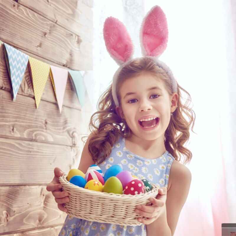Pasen - Easter - Paashaas - Hoofdband - Diadeem - Set van 2 in Willekeurige kleuren - Bunny Ears