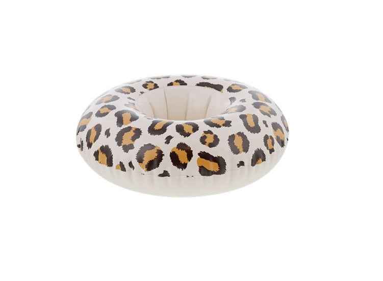 Drankhouder - Opblaasbare Drankhouder - Bekerhouder - Zwembad - Panterprint