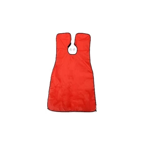 Scheer Schort - Scheren - Baardcape met zuignappen - Baard scheren - Haaropvanger - Rood