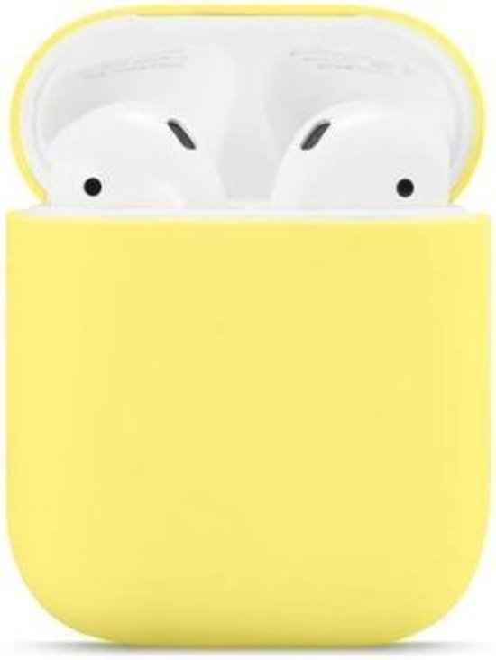 Airpods Beschermhoesjes - Performance Case - Accessoires geschikt voor Apple Airpods - Geel