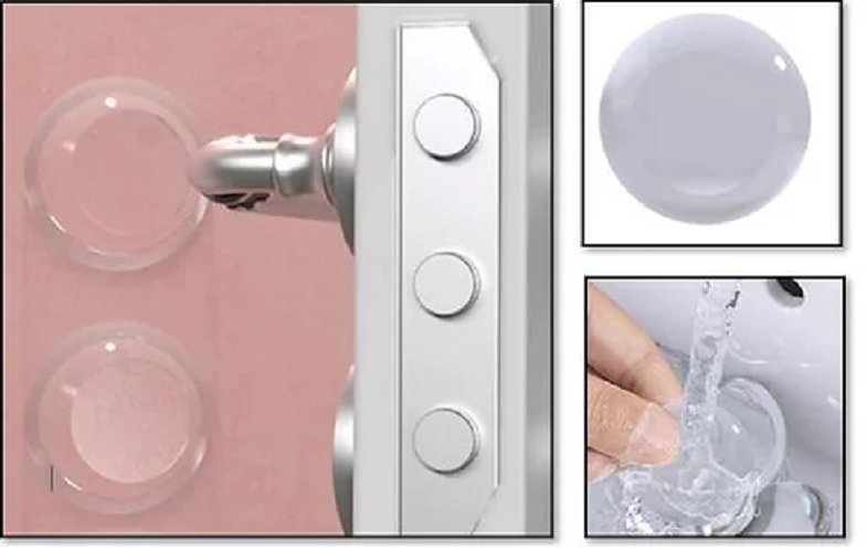 Door Stopper - Self-Adhesive Door Protection - Wall Protection - 1 Piece - Transparent