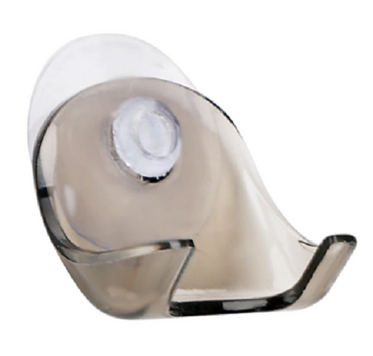 Rasiererhalter - Rasieren - Selbstklebender Saugnapf - Grau