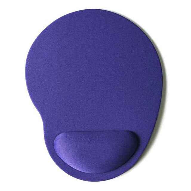 Antislip Muismat - Polssteun - Mousepad - Rond Paars