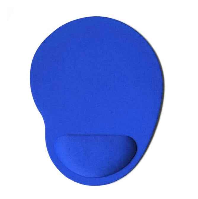 Antislip Muismat - Polssteun - Mousepad - Rond Blauw