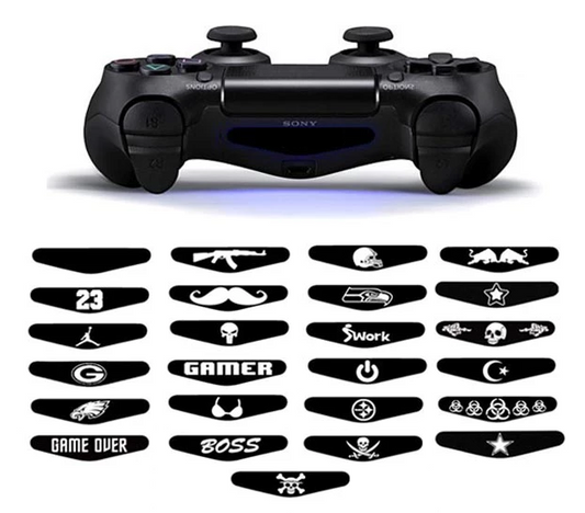Gaming Controller(s) Stickers | Accessoires geschikt voor Playstation 4 - PS4 | 3 stuks | Willekeurig