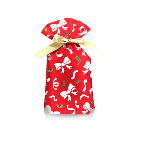 Gift bags - Gift packaging - Christmas - Santa Claus - Christmas tree - Christmas - Christmas - Xmas - 5 pieces - Bow