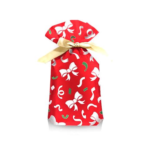 Cadeauzakjes | Cadeauverpakkingen | Kerst | Kerstman | Kerstboom | Kerst | Kerstmis | Christmas | Xmas | 5 stuks | Strik