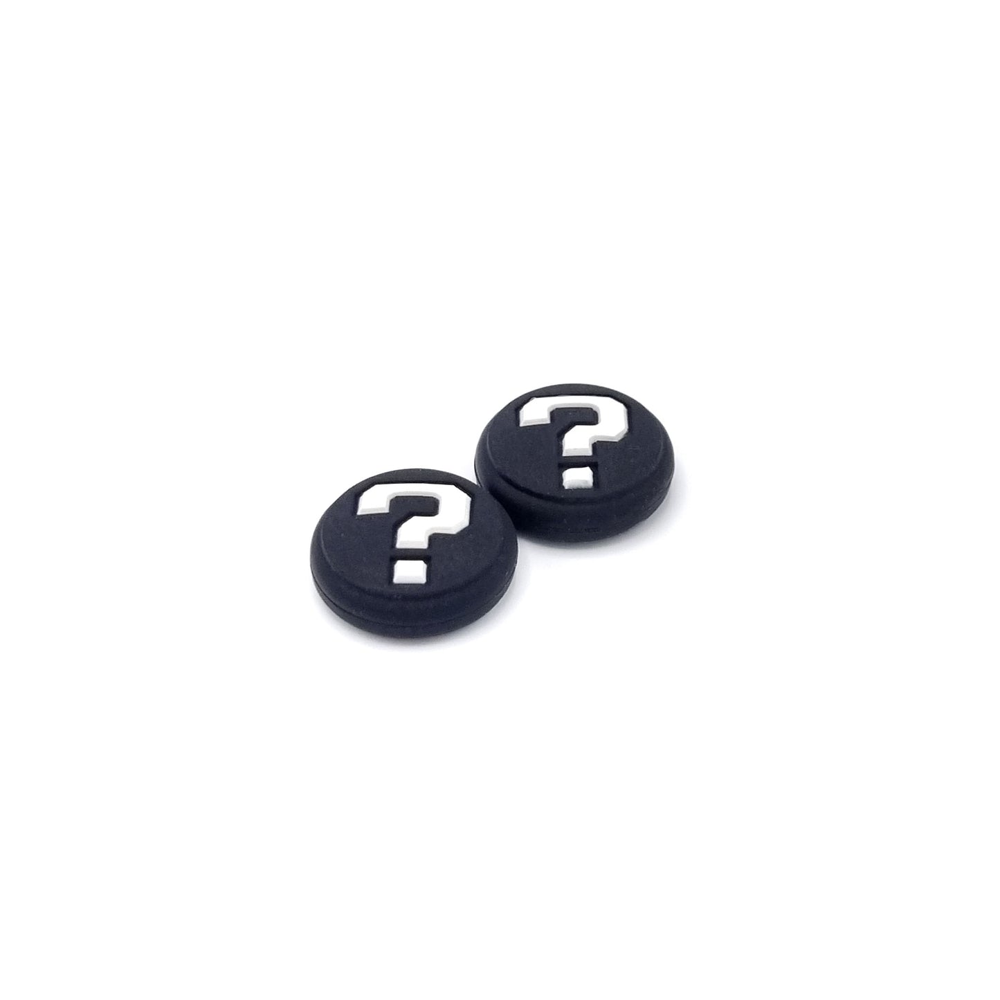 Gaming Thumbgrips | Performance Antislip Thumbsticks | Joystick Cap Thumb Grips | Vraagteken - Zwart | Accessoires geschikt voor Nintendo Switch Joy-Con Controllers