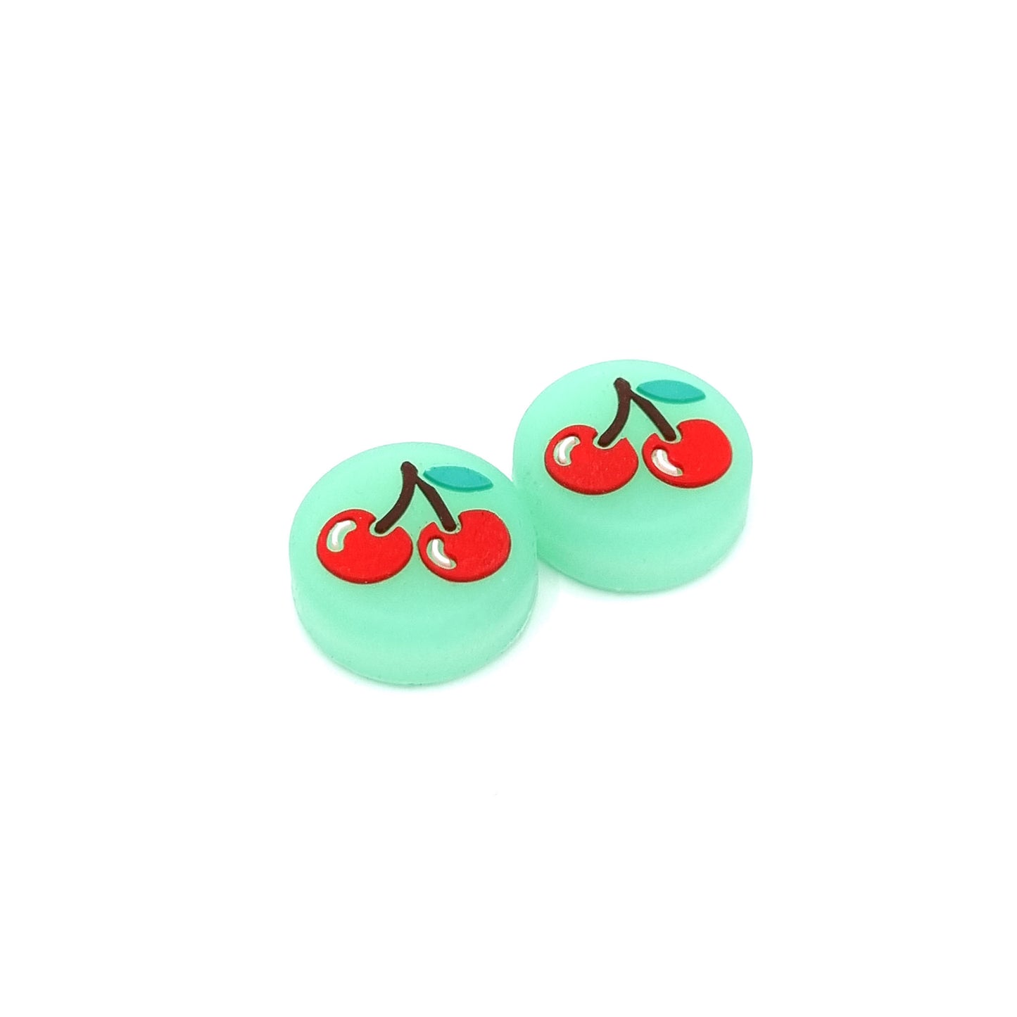 Gaming Thumbgrips | Performance Antislip Thumbsticks | Joystick Cap Thumb Grips | Fruit - Kers groen | Accessoires geschikt voor Nintendo Switch Joy-Con Controllers