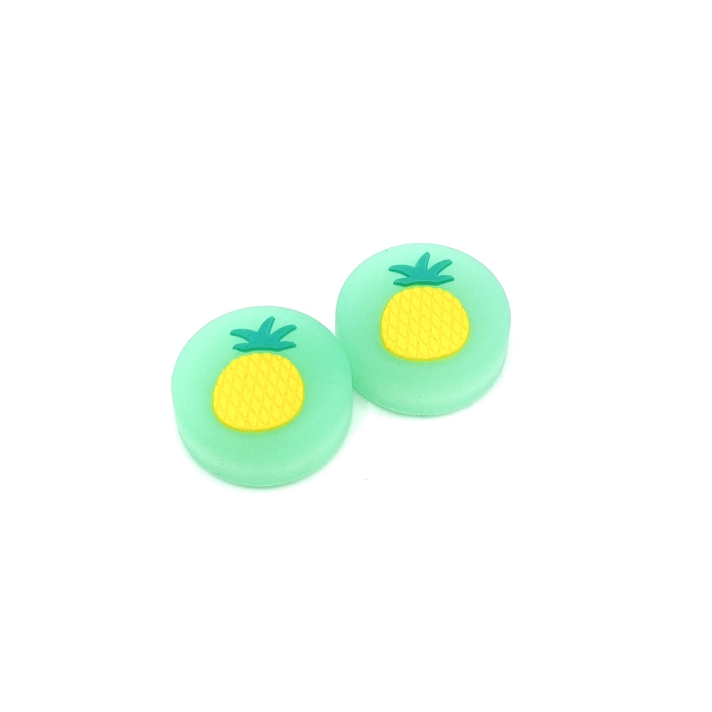 Gaming Thumbgrips | Performance Antislip Thumbsticks | Joystick Cap Thumb Grips | Fruit - Ananas groen | Accessoires geschikt voor Nintendo Switch Joy-Con Controllers