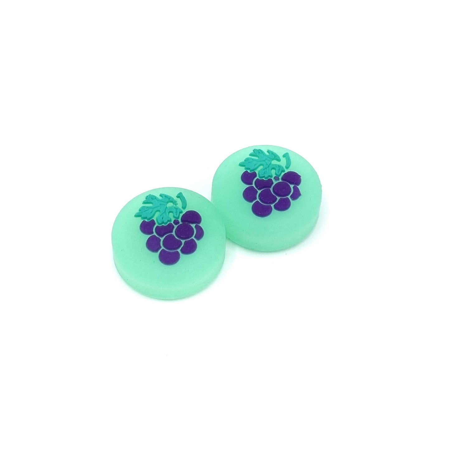 Gaming Thumbgrips | Performance Antislip Thumbsticks | Joystick Cap Thumb Grips | Fruit - Druif groen | Accessoires geschikt voor Nintendo Switch Joy-Con Controllers