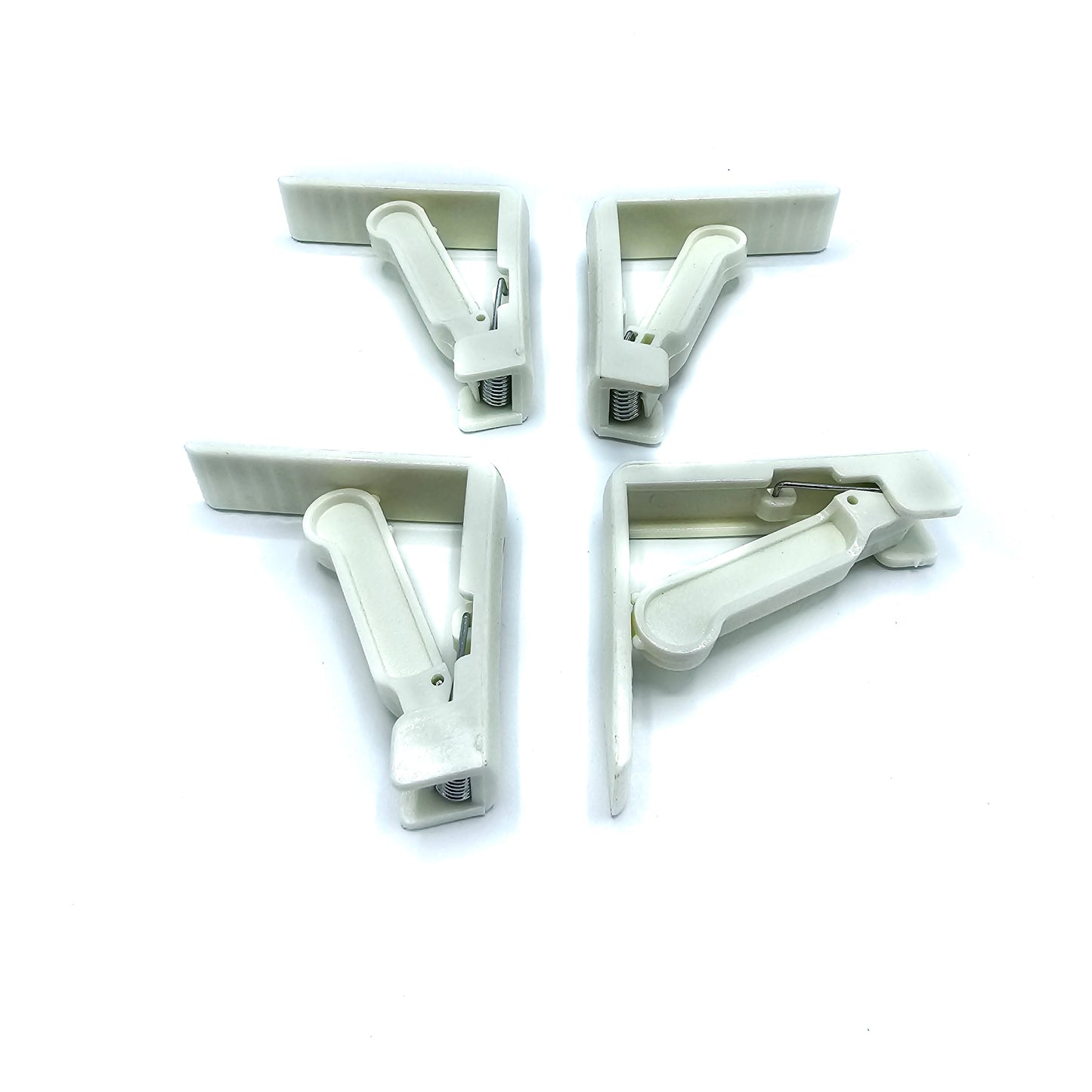 Tafelklem | Wit | Tafelkleedhouder | Klemmen | 4 stuks
