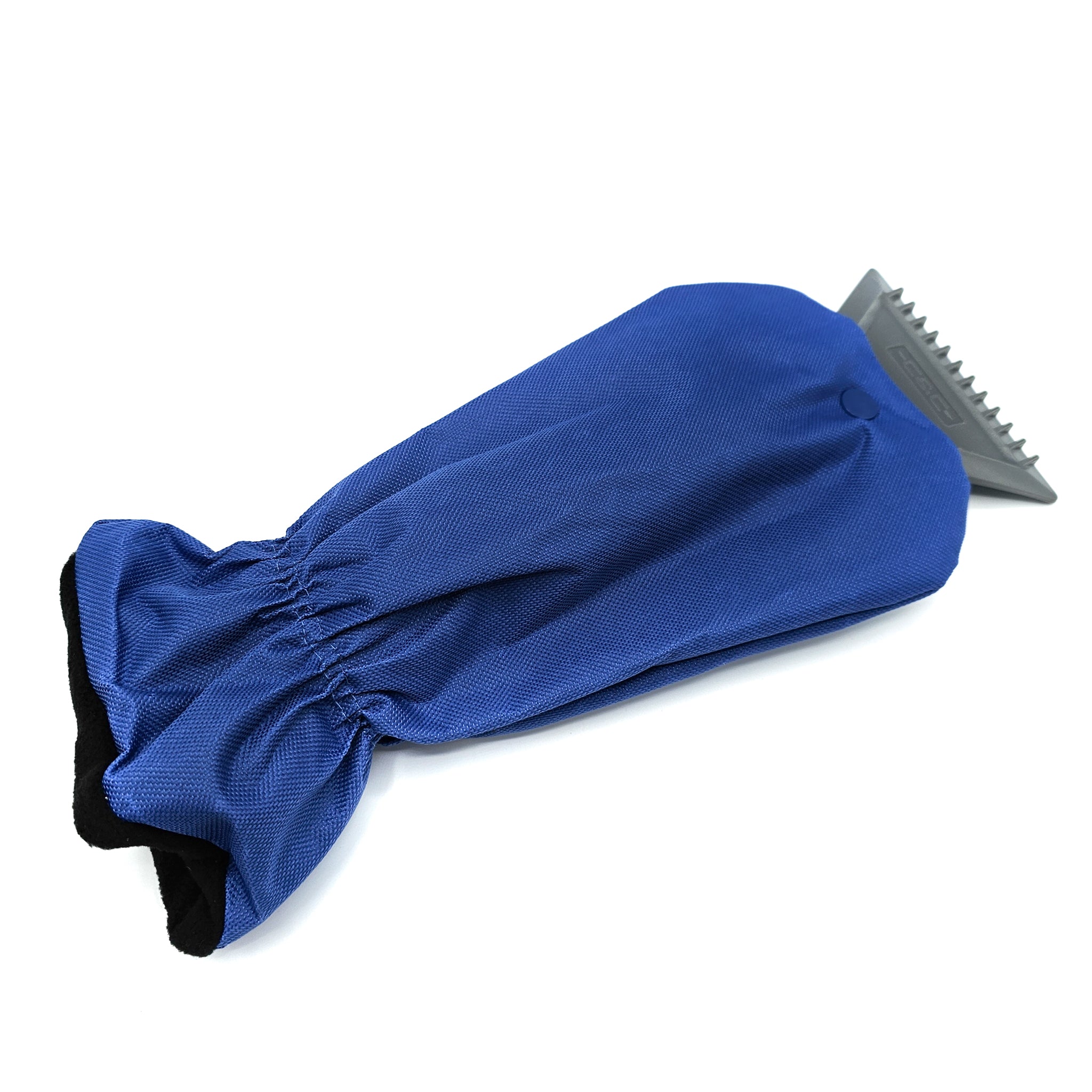Eiskratzer | Krabber | Fensterschaber | Autoschaber mit Handschuh | Blau