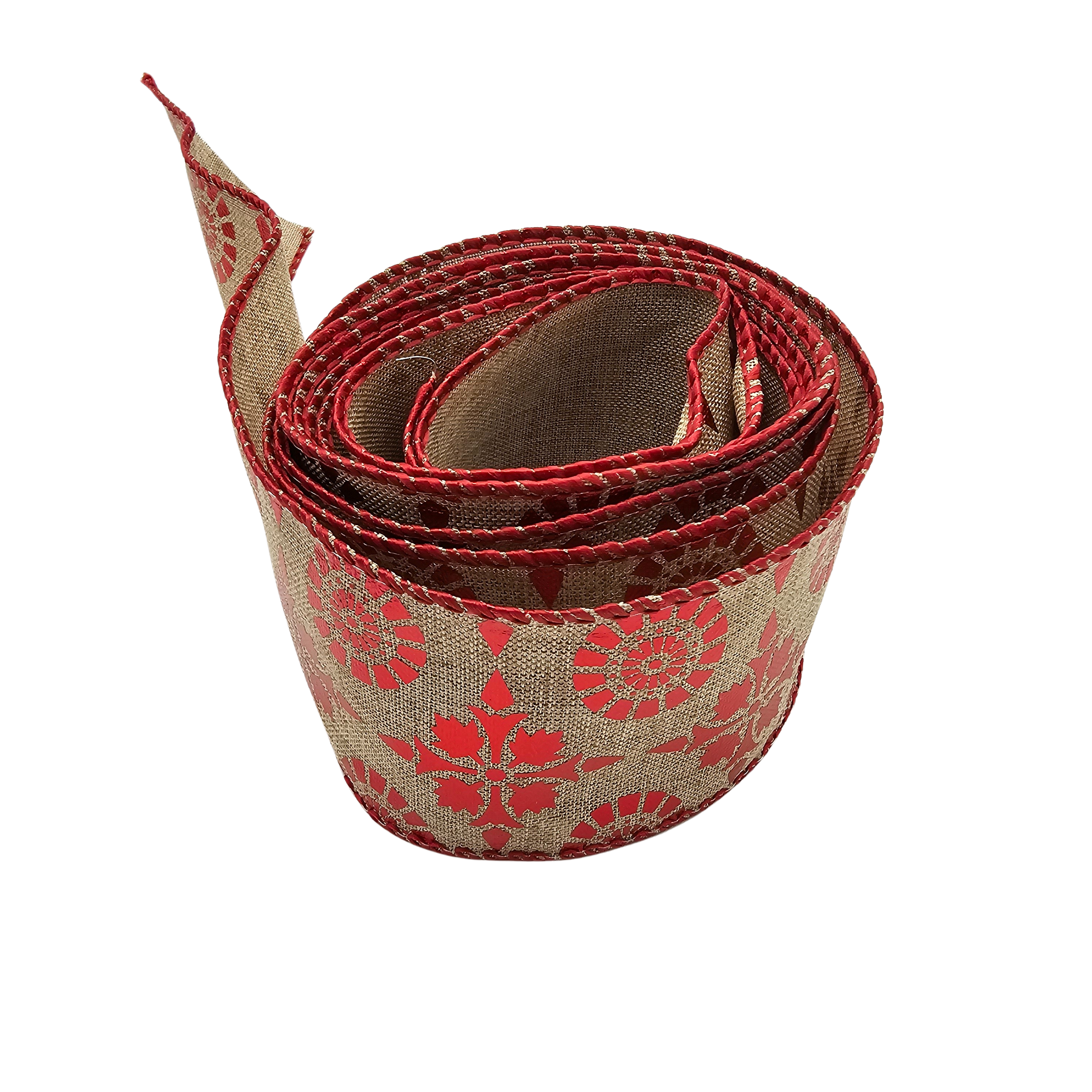 Tree decoration | Decoration | Ribbon | Christmas | Santa Claus | Christmas tree | Christmas | Christmas | Christmas | Xmas | 2.5m | Beige