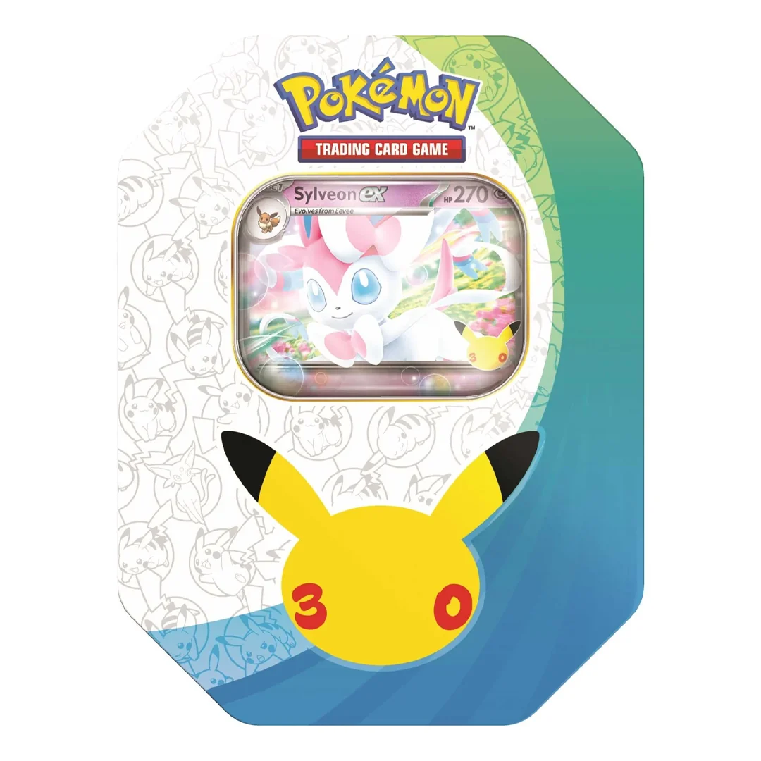 🇬🇧 30th Celebration Sylveon EX Tin - Pokémon TCG