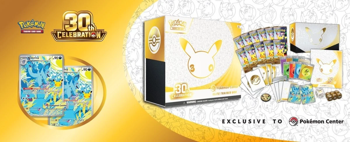 🇬🇧 30th Celebration Elite Trainer Box (Pokémon Center variant) - Pokémon TCG