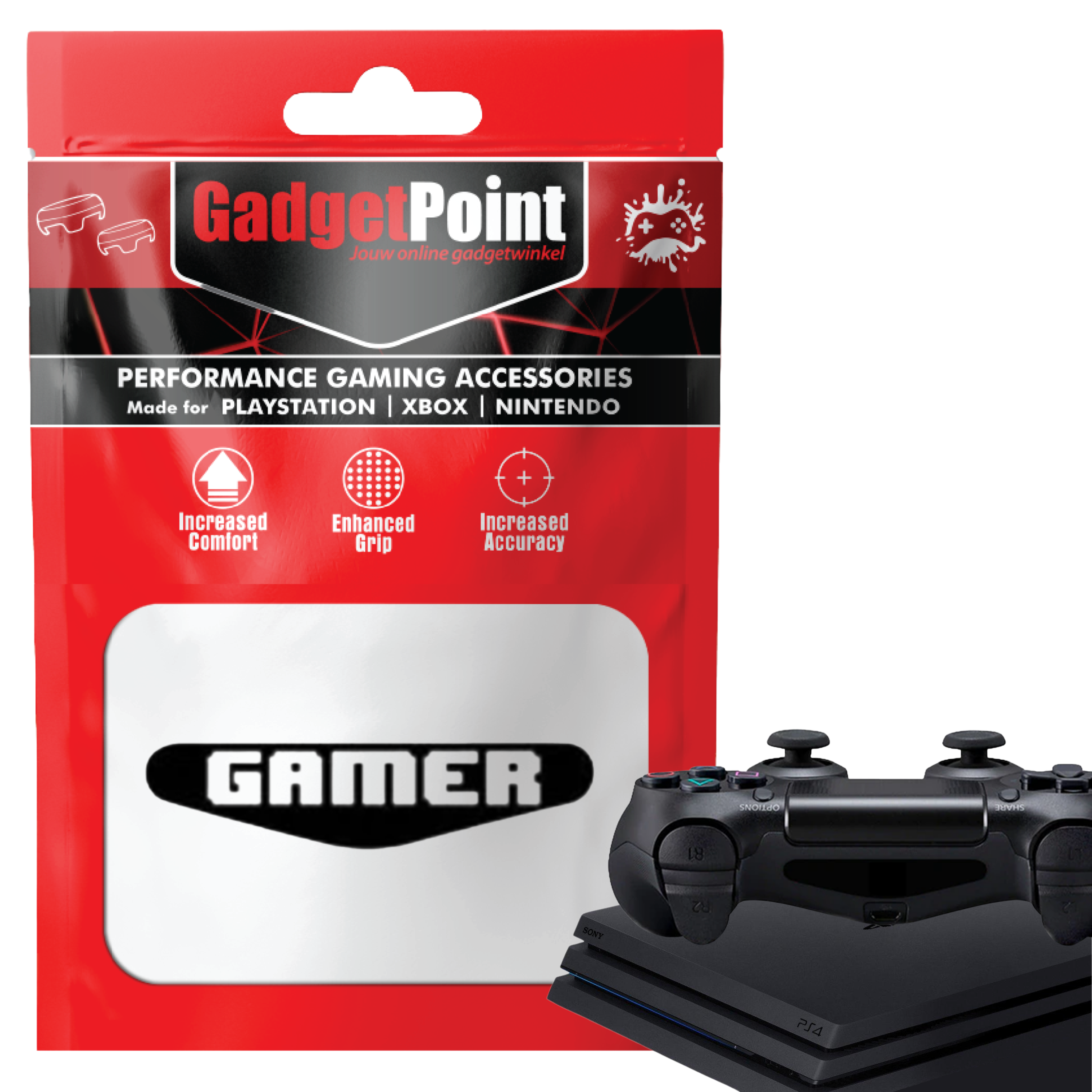 Controller Stickers voor PS4, PlayStation 4 - Performance Gaming Skin - Bescherming Accessoires - Game Over